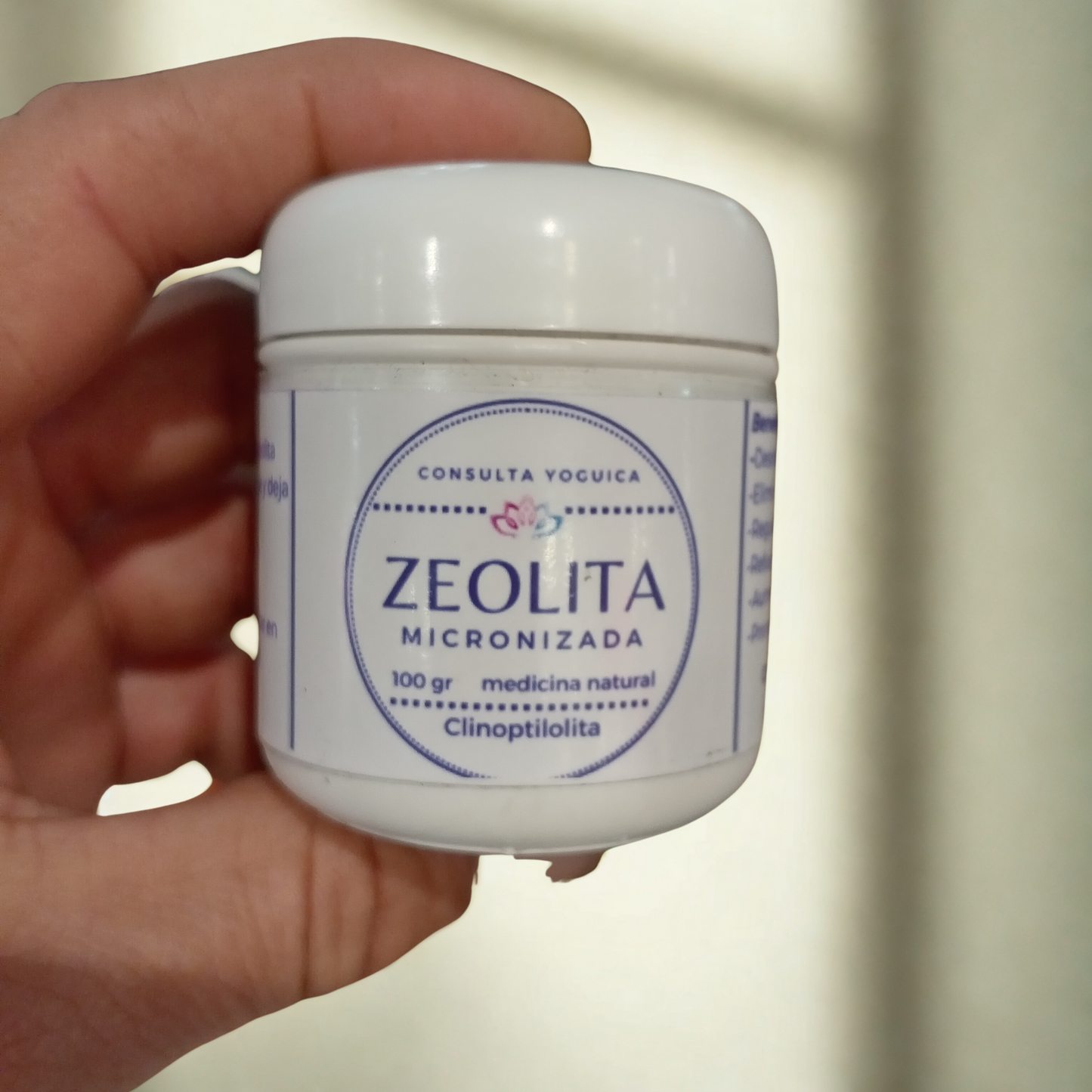 Frasco de 100 Gr. Zeolita Micronizada