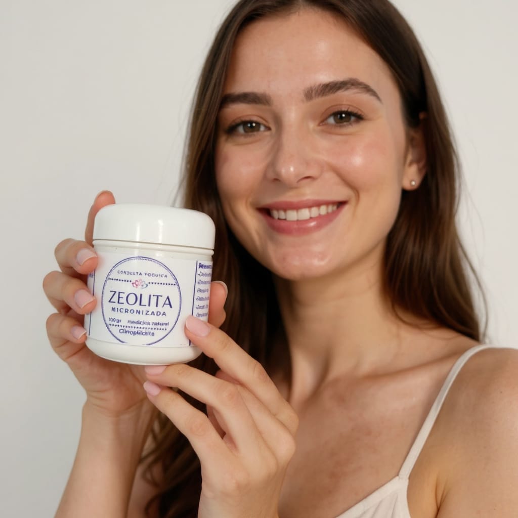 Frasco de 100 Gr. Zeolita Micronizada